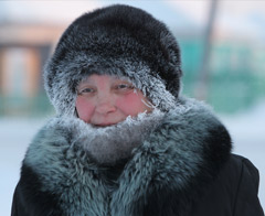Sibirya'da dışarı çıkan donacak