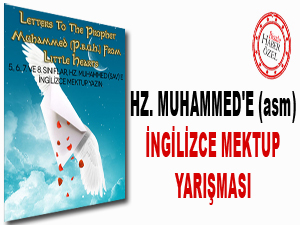 Hz. Muhammed'e (asm) İngilizce mektup yarışması