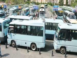 Minibüsçülerden gelir isyanı