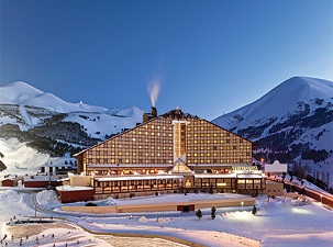 Palandöken’e suni kar