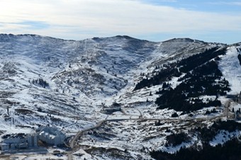 Uludağ'da kara göründü