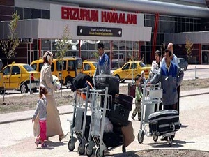 Erzurum'dan 2013 yılında 7 bin 298 uçuş