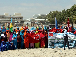 Somali'den Türkiye'ye teşekkür gösterisi