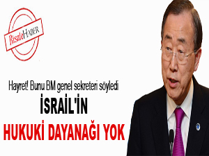 İsrail'in hukuki dayanağı yok