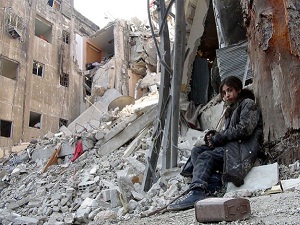 Yermuk kampında enkaz nöbeti