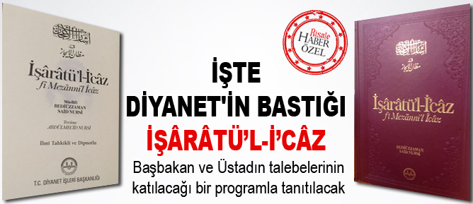 İşte Diyanet'in bastığı İşârâtü’l-İ’câz