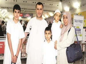 Karneyi alan umreye uçtu