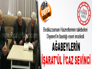 Ağabeylerin İşarat’ül İ’caz sevinci