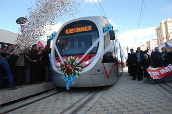 Raylı sistemin Beyazşehir-İldem hattı törenle açıldı