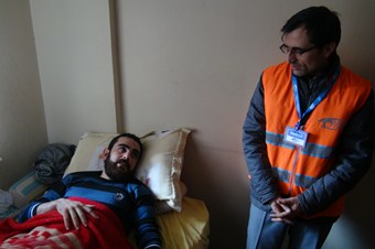 Kimse Yok Mu gönüllüleri, Suriyeli ailelere hem ziyaret hem yardım yaptı