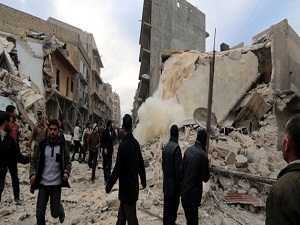 Esed havadan ve karadan ölüm yağdırdı