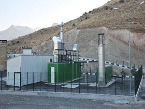 Metan gazından elektrik ürettiler