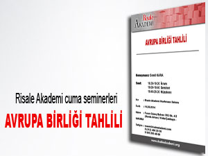 'Avrupa Birliği tahlili' semineri