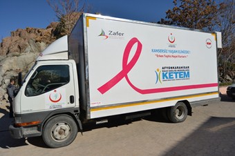 Afyon'da kanser tarama aracı hizmete girdi