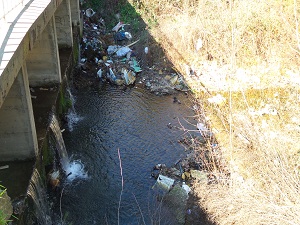 4 ay önce temizlenen dereye yine çöpler atıldı