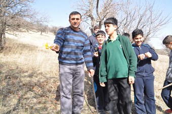Baharın müjdecisi çiğdemler erken açtı