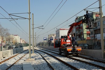 Bursaray'ın Kestel hattına enerji veriliyor, yolculu test sürüşleri başlıyor
