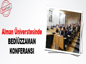 Alman Üniverstesinde Bediüzzaman konferansı