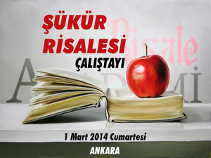 Şükür Risalesi Çalıştay programı