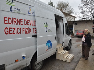 Fizik tedavi için artık vatandaşın ayağına gidiliyor