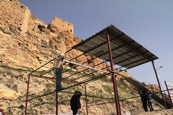 Mardin Kalesi'nde restorasyon çalışması başladı