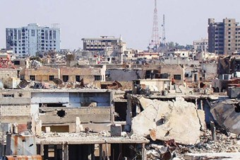 Suriye'deki savaş ev,okul ve camileri yok etti