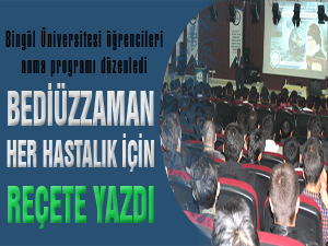 Bediüzzaman her hastalık için reçete yazdı