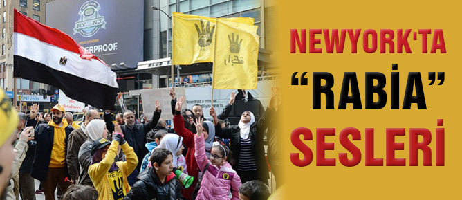 Newyork'ta 'Rabia' sesleri
