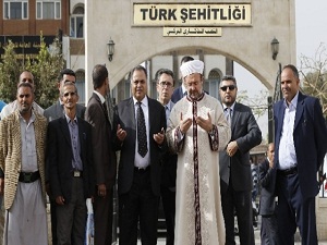 Diyanet İşleri Başkanı Görmez'den Türk Şehitliğine Ziyaret