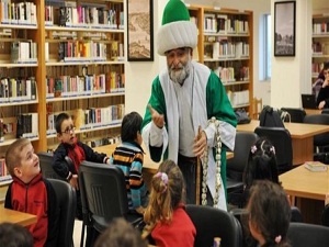 Çocuklara kitabı sevdiren kütüphane