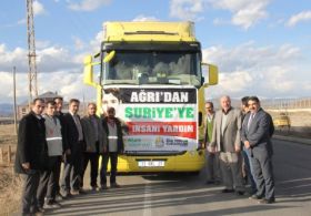 Ağrıdan Suriyeye Yardım