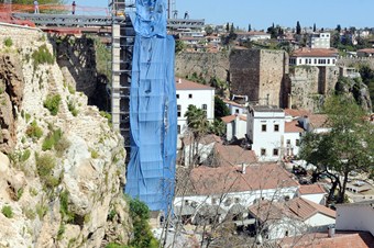 Panaromik asansörde sona yaklaşıldı