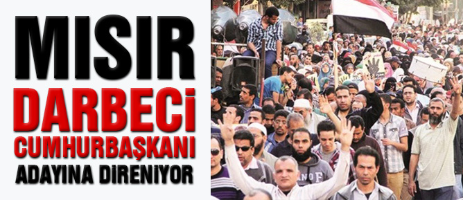 Mısır, darbeci cumhurbaşkanı adayına direniyor