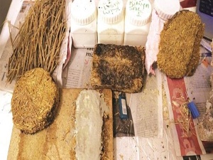 Öğrencilerden anızdan yanmaz yalıtım malzemesi