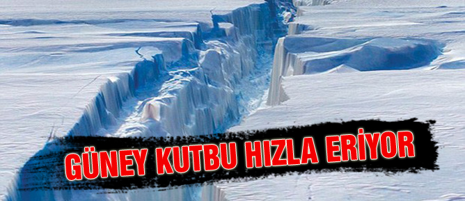 Güney Kutbu hızla eriyor