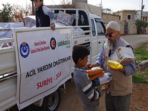 Suriye'ye 1 milyon TL'lik yardım