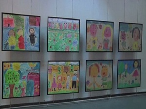 Suriyeli çocukların gözünden savaş' sergisi