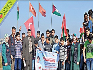 Gazzeli yetimlerin yüzü güldü