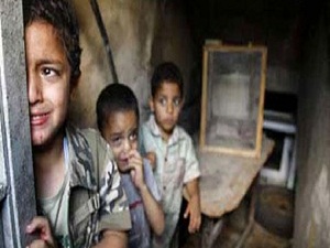 Filistinli çocukların yüzü konserle güldü