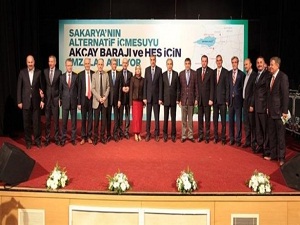 Akçay Barajı'nda imzalar atıldı