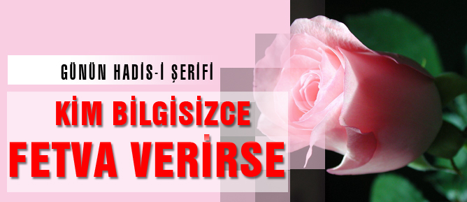 Kim bilgisizce fetva verirse