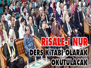Risale-i Nur ders kitabı olarak okutulacak