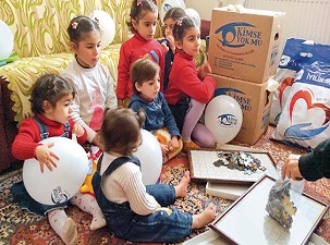 Gönüllüler, 420 Suriyeli ailenin yüzünü güldürdü