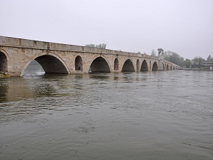 Meriç Nehri’nde su seviyesi yükseldi