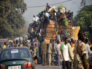 Bangui'deki Müslümanlar evlerini terkediyor