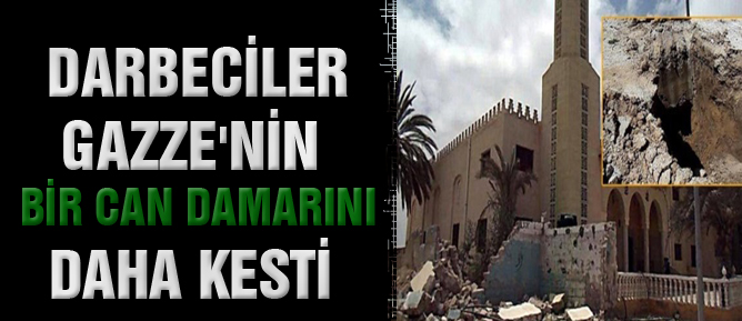 Darbeciler Gazze'nin bir can damarını daha kesti