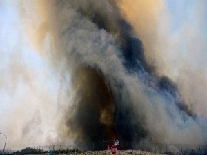 Kaliforniya hızla ilerleyen orman yangınına teslim