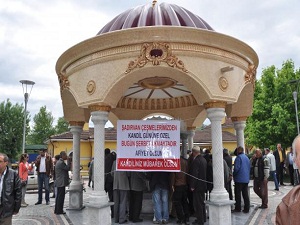 Osmanlı çeşmesinden şerbet aktı