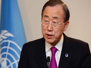 Ban, Mısır Dışişleri Bakanı Fehmi ile görüştü