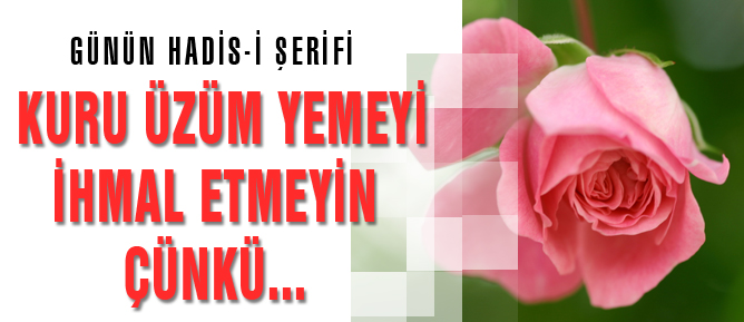Kuru üzüm yemeyi ihmal etmeyin çünkü...